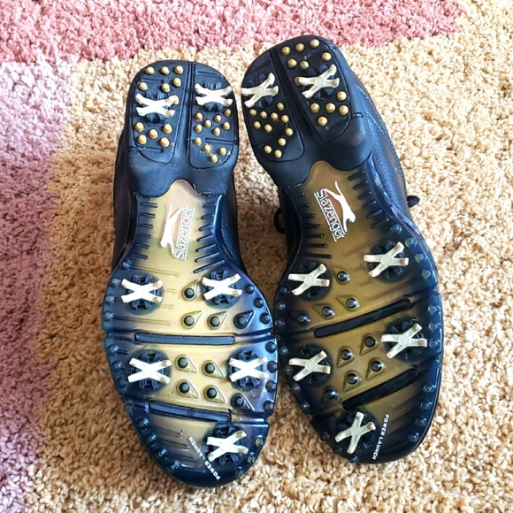 Slazenger Savage 3 Black Golf Shoes size 10.5 - Picture 9 of 9